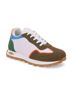 Urban Trek Multi-Tone Suede Sneakers
