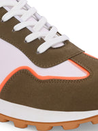 Urban Trek Multi-Tone Suede Sneakers