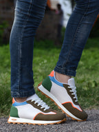 Urban Trek Multi-Tone Suede Sneakers