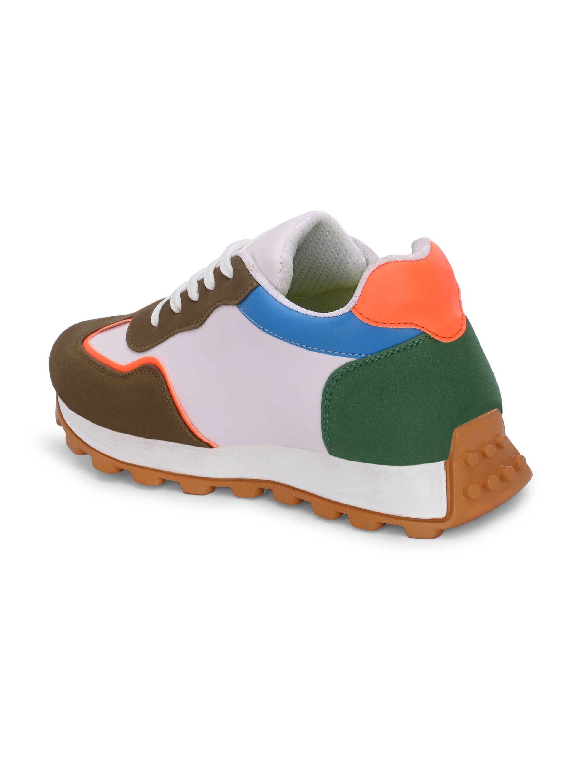 Urban Trek Multi-Tone Suede Sneakers